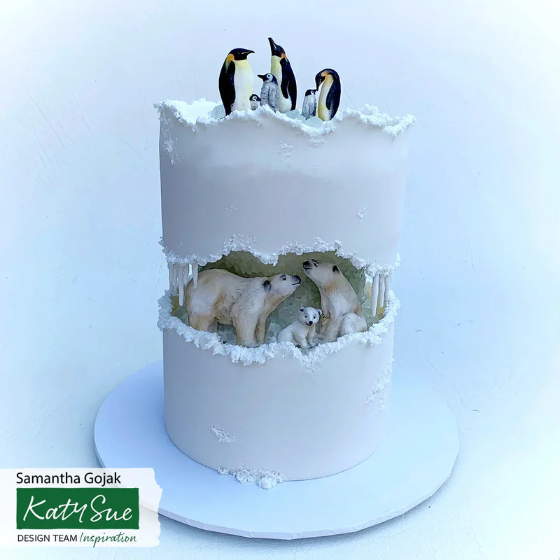 Polar Bear Family Silicone Mould-5