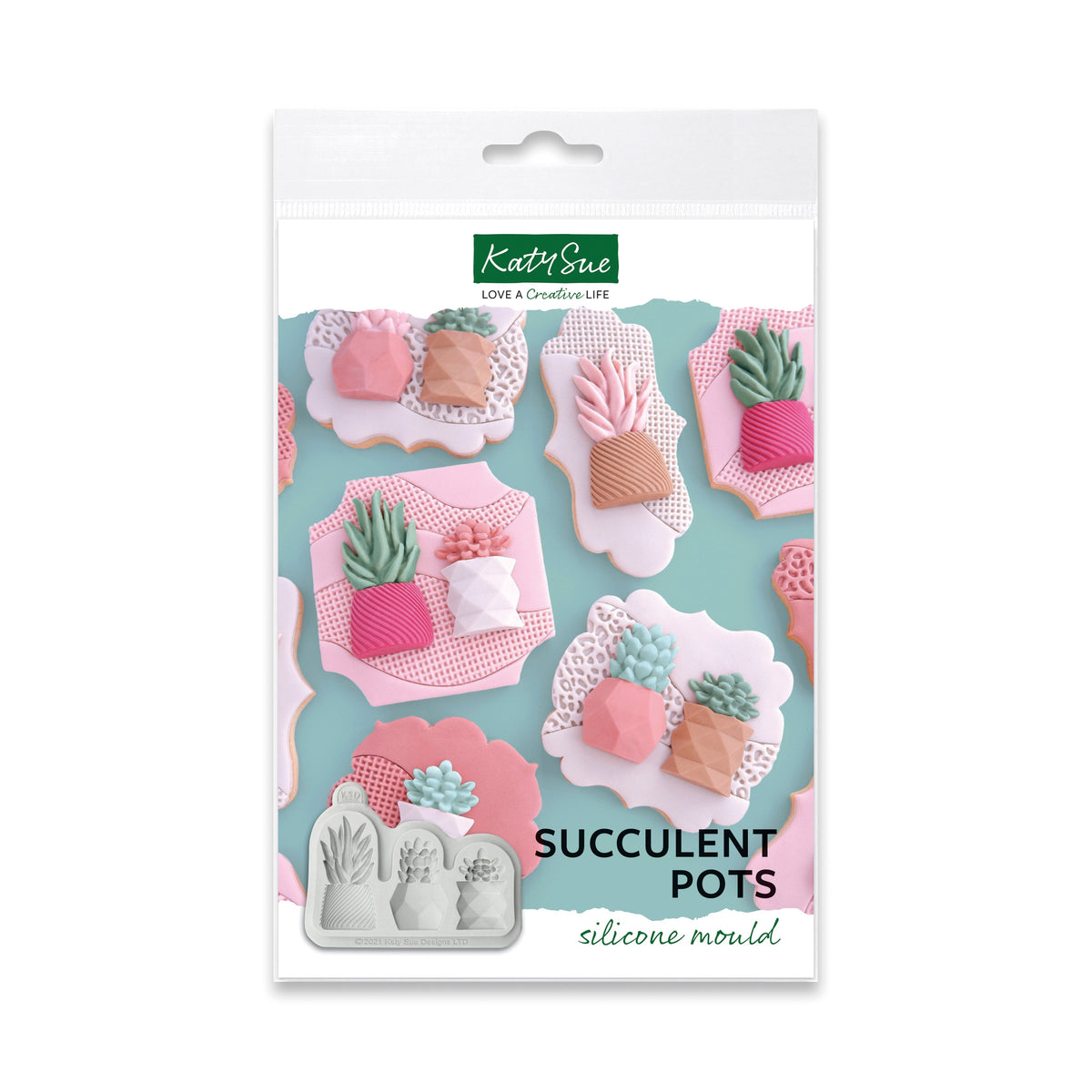 Molde de silicona para macetas de suculentas-1