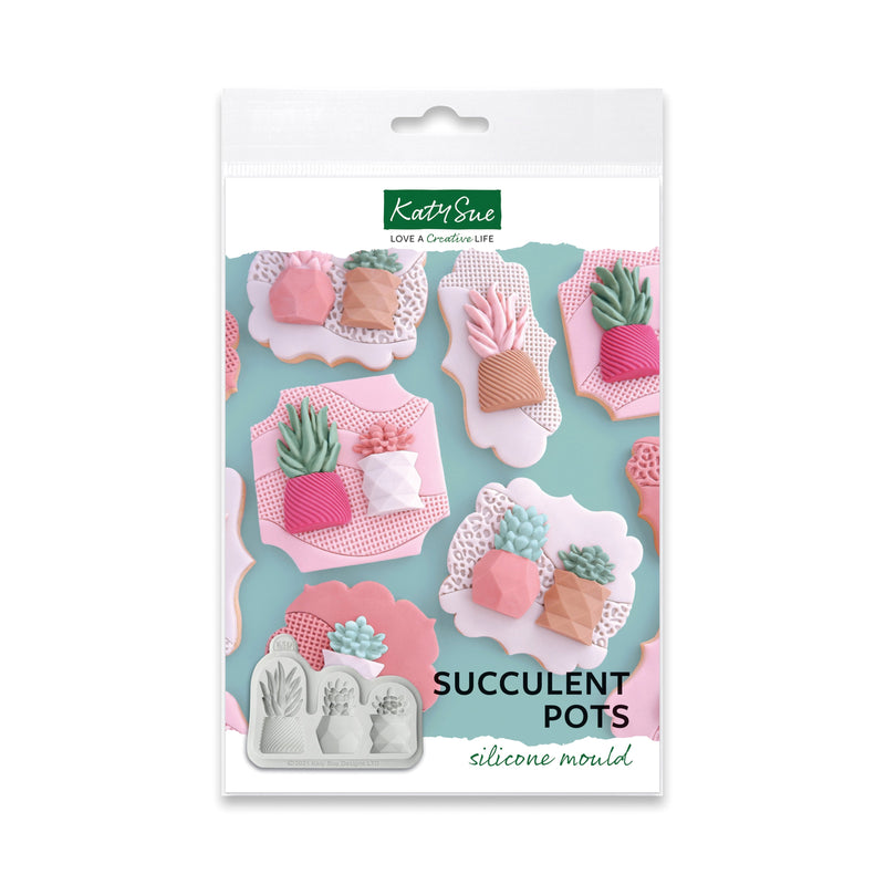 Molde de silicona para macetas de suculentas-1