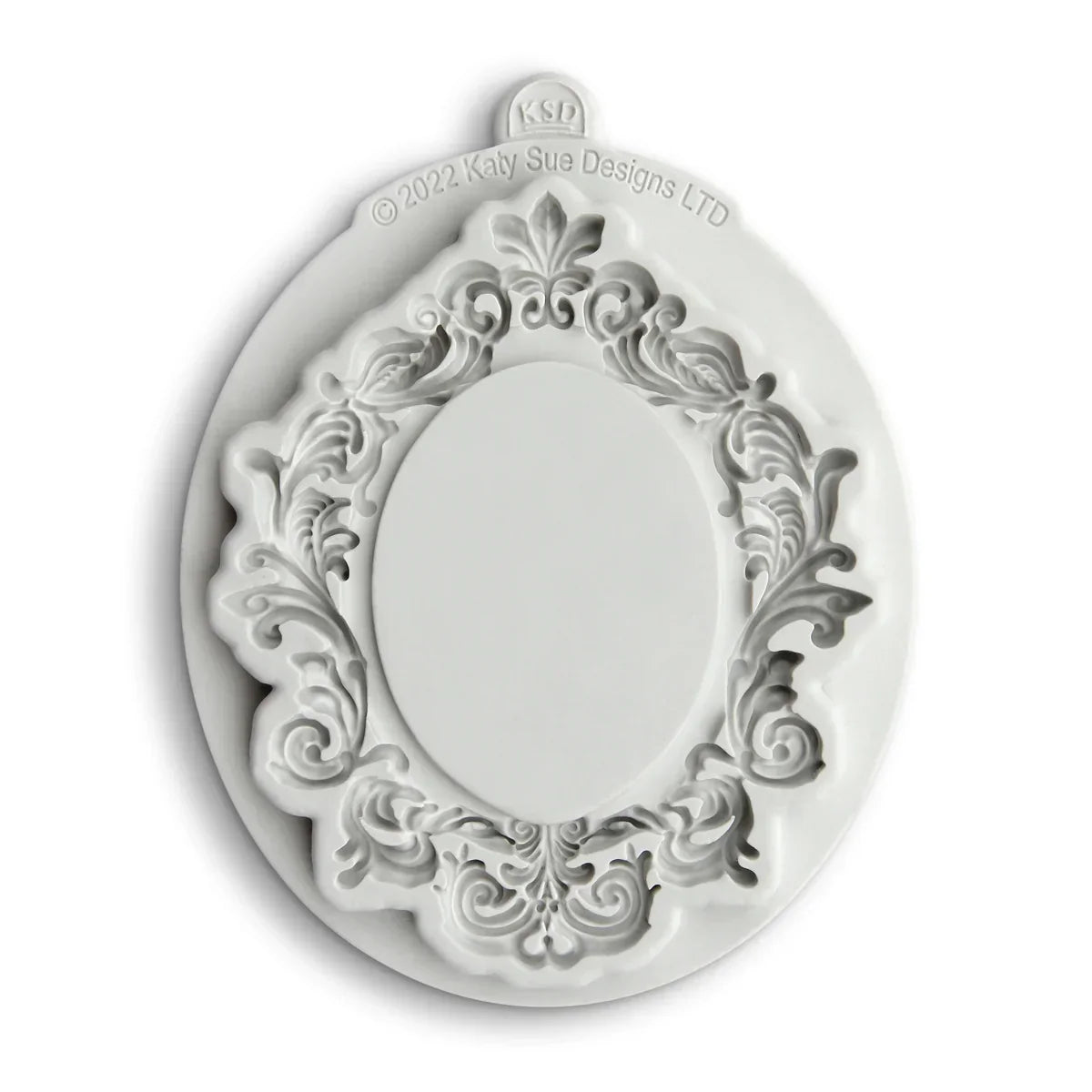 Large Oval Frame Silicone Mould-3