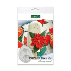 Poinsettia Duo Silicone Mould-1