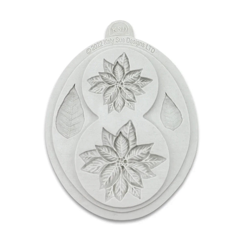 Poinsettia Duo Silicone Mould-3