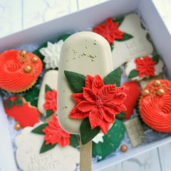 Poinsettia Duo Silicone Mould-4