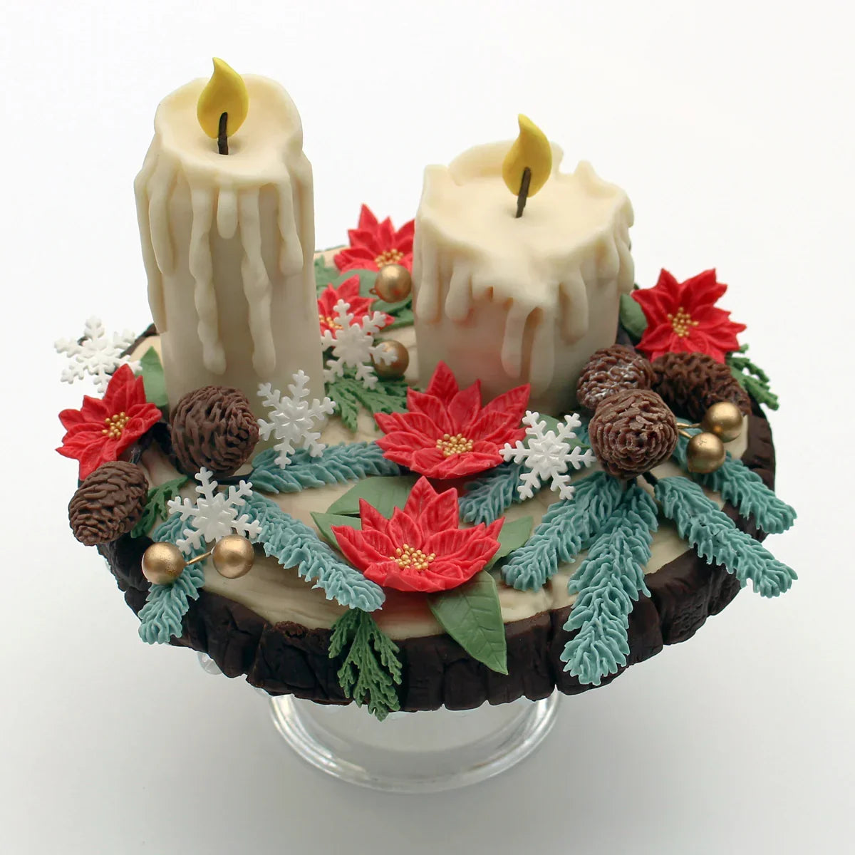 Poinsettia Duo Silicone Mould-5