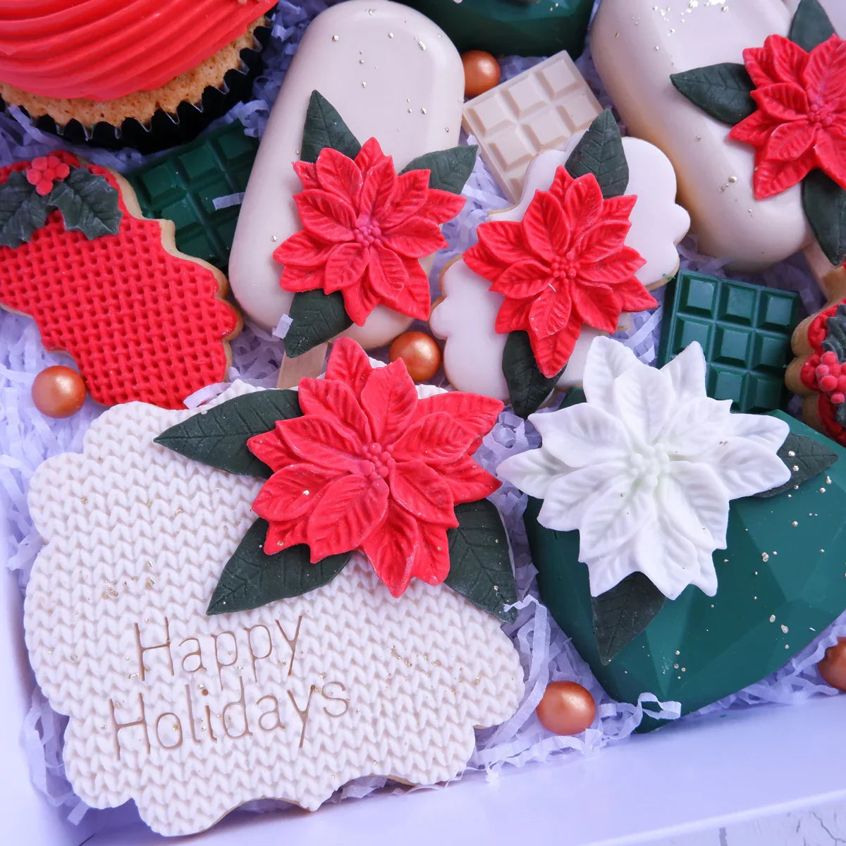 Poinsettia Duo Silicone Mould-7