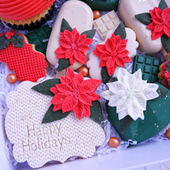Poinsettia Duo Silicone Mould-7