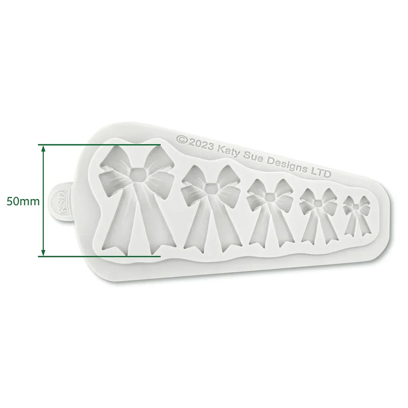 Long Tail Bows Silicone Mould-3