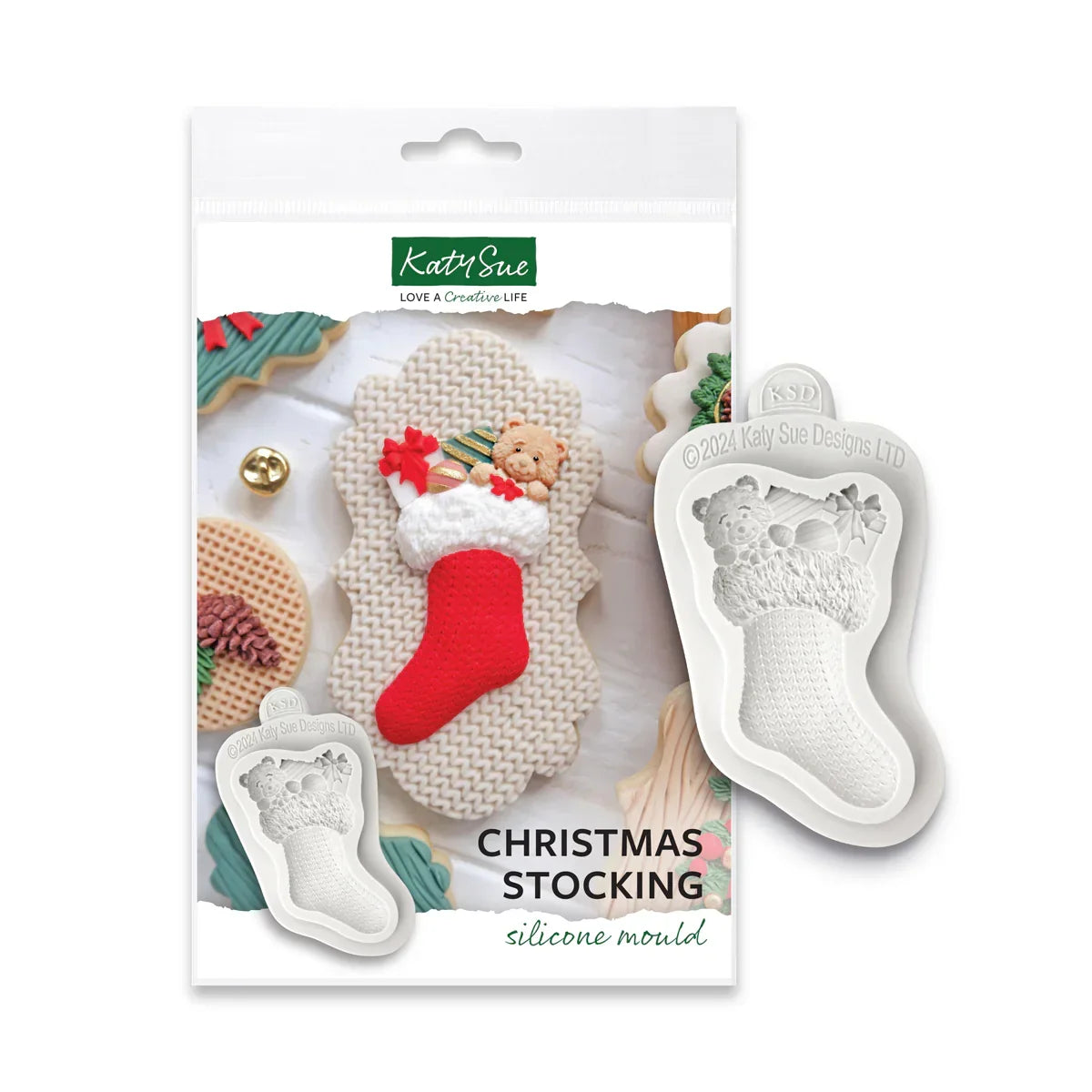 Christmas Stocking Silicone Mould-2