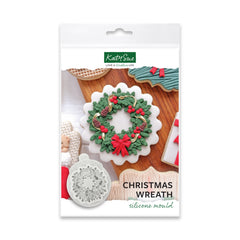 Moule en silicone Couronne de Noël-1