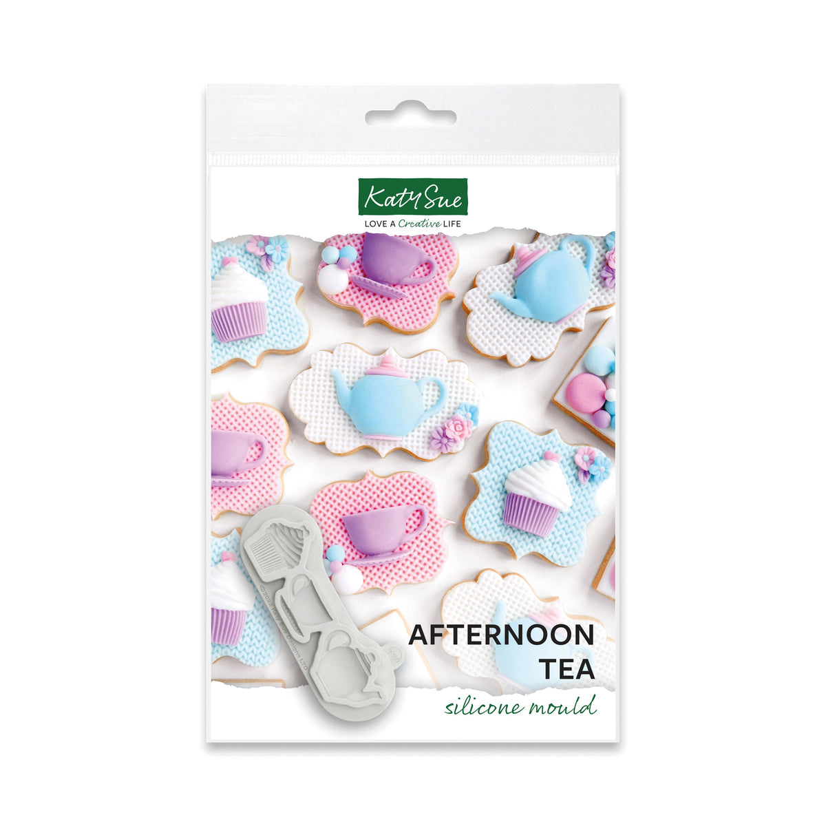 Molde de silicona para la hora del té