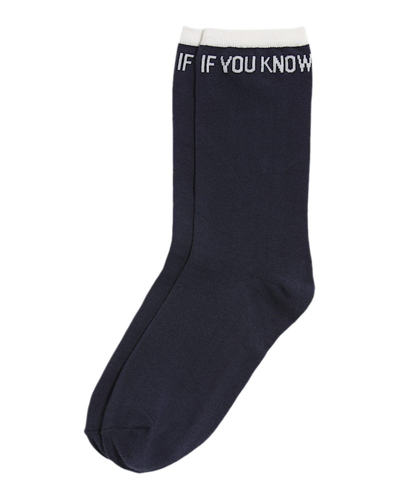 Vans 'Ticker' Socks - Parisian Night (Women's)-1