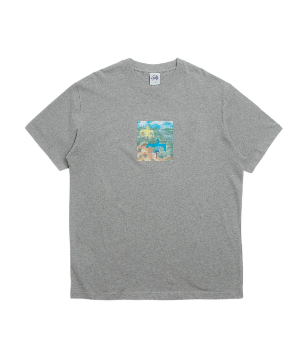 Polar Skate Co. 'Scarecrow' Tee - Heather Grey-1