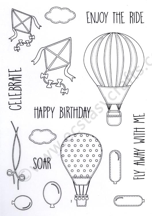 Creative Expressions - Let's Fly Away Clear Stamp Set-1