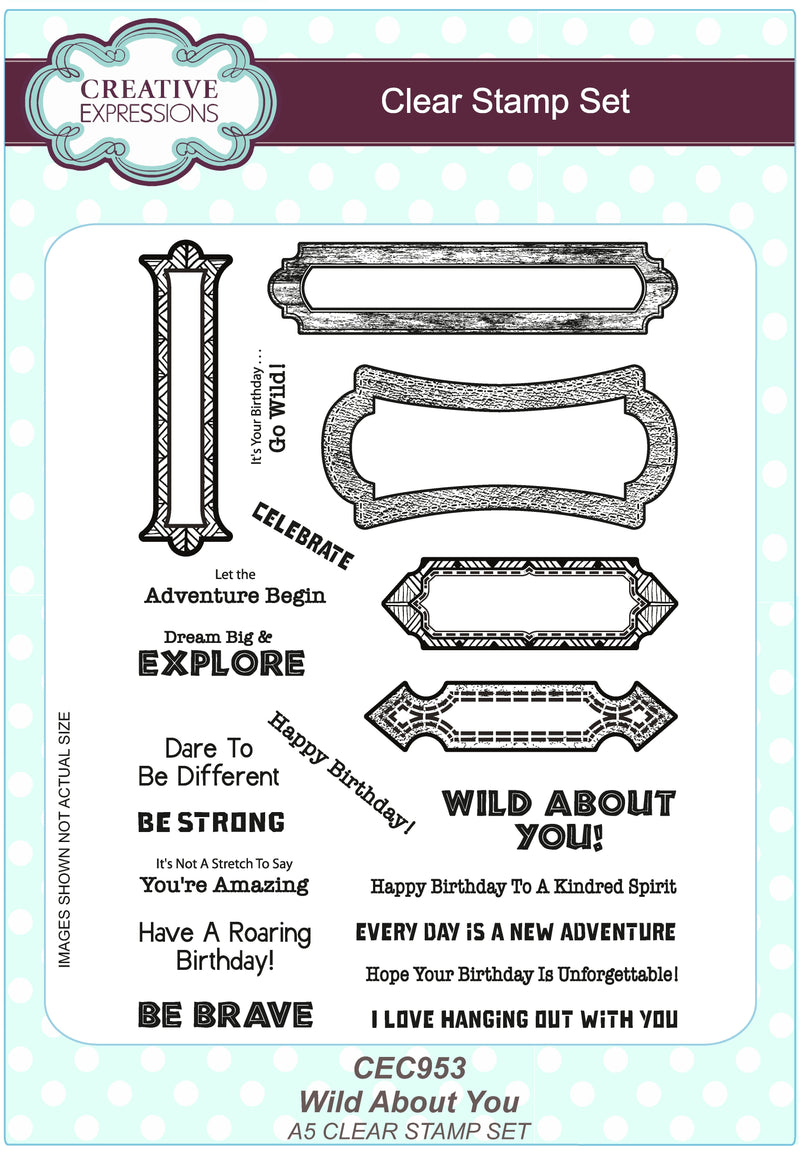Wild About You A5 Clear Stamp Set-1