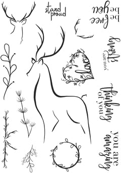 Creative Expressions Bonnita Moaby Be You A5 Clear Stamp Set-4