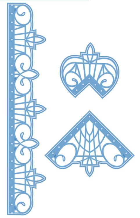 Pacific Ocean Collection Border & Corners Die-2
