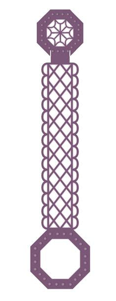 Finishing Touches Collection Scalloped Lattice Buckle Bar Die-2