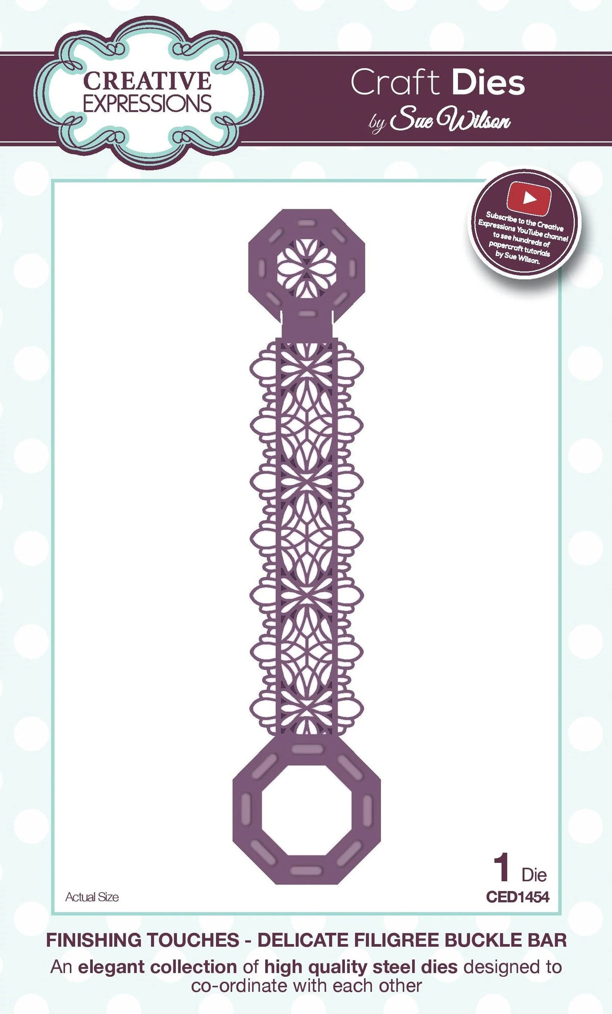 Finishing Touches Collection Delicate Filigree Buckle Bar Die-1