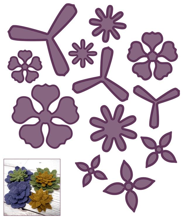 Finishing Touches Collection Succulent Garden Die-1