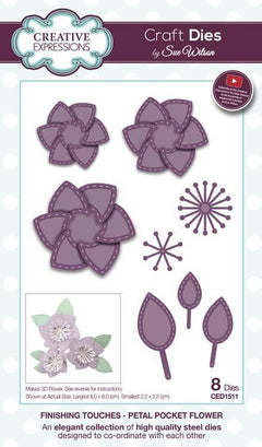 Finishing Touches Collection Petal Pocket Flower Die-1