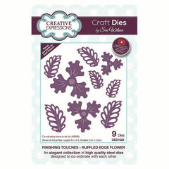 Dies by Sue Wilson Finishing Touches Collection Ruffled Edge Flower-1