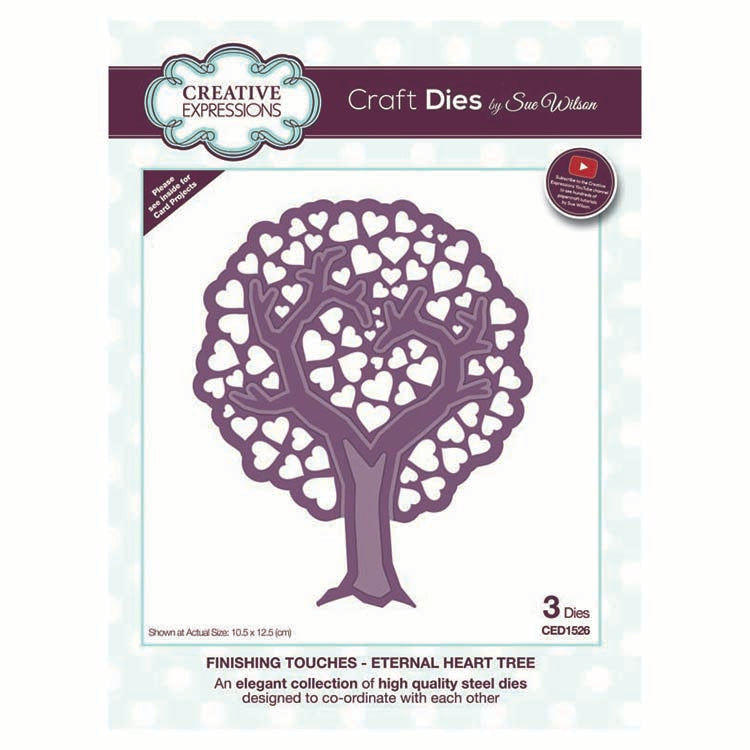 Dies by Sue Wilson Finishing Touches Collection Eternal Heart Tree-1