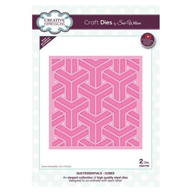 Dies by Sue Wilson Quiltessentials Collection Cubes-1