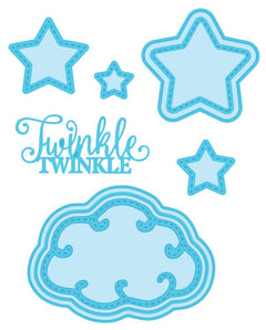 Fillables Collection Twinkle Twinkle Clouds and Stars Die-1