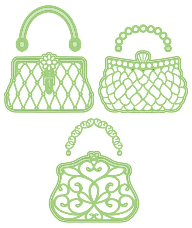 Necessities Collection Vintage Handbags Die-1
