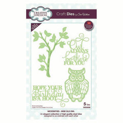 Dies by Sue Wilson Necessities Collection Wise Old Owl-1