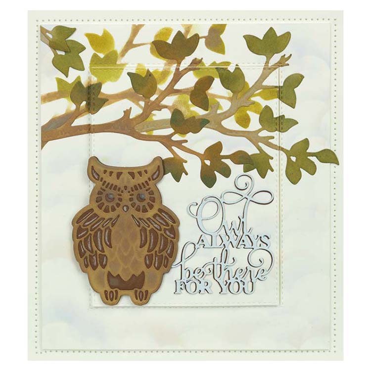 Dies by Sue Wilson Necessities Collection Wise Old Owl-2