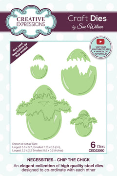 Creative Expressions Sue Wilson Necessities Chip The Chick Craft Die-1
