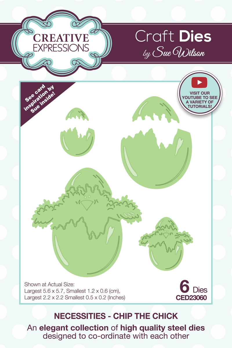 Creative Expressions Sue Wilson Necessities Chip The Chick Craft Die-1