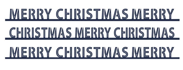 Festive Collection Triple Merry Christmas-1