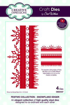 Troquel de Copo de Nieve de la Colección Festiva-1