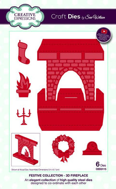 Festive Collection 3D Fireplace-1