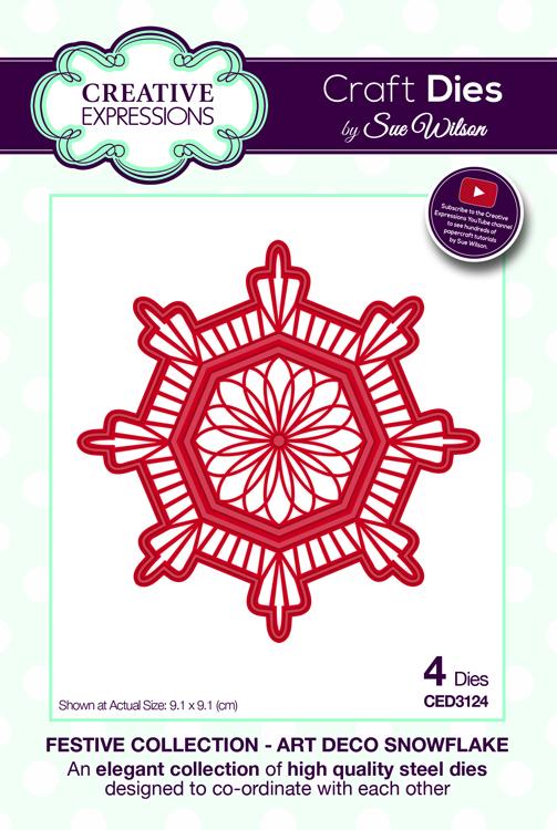 Festive Collection Art Deco Snowflake-1