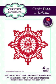 Festive Collection Art Deco Snowflake-1