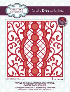 Dies by Sue Wilson Festive Endless Options Bauble Background-1
