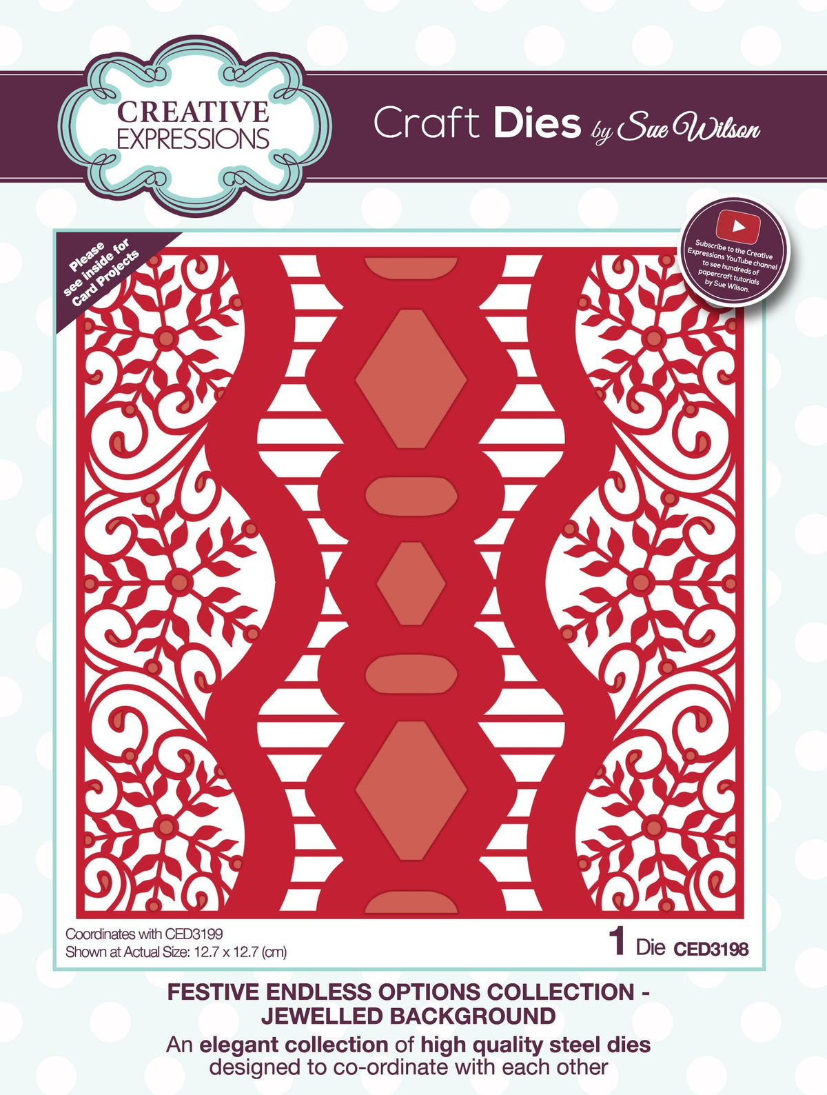 Dies by Sue Wilson Festive Endless Options Jewelled Background-1