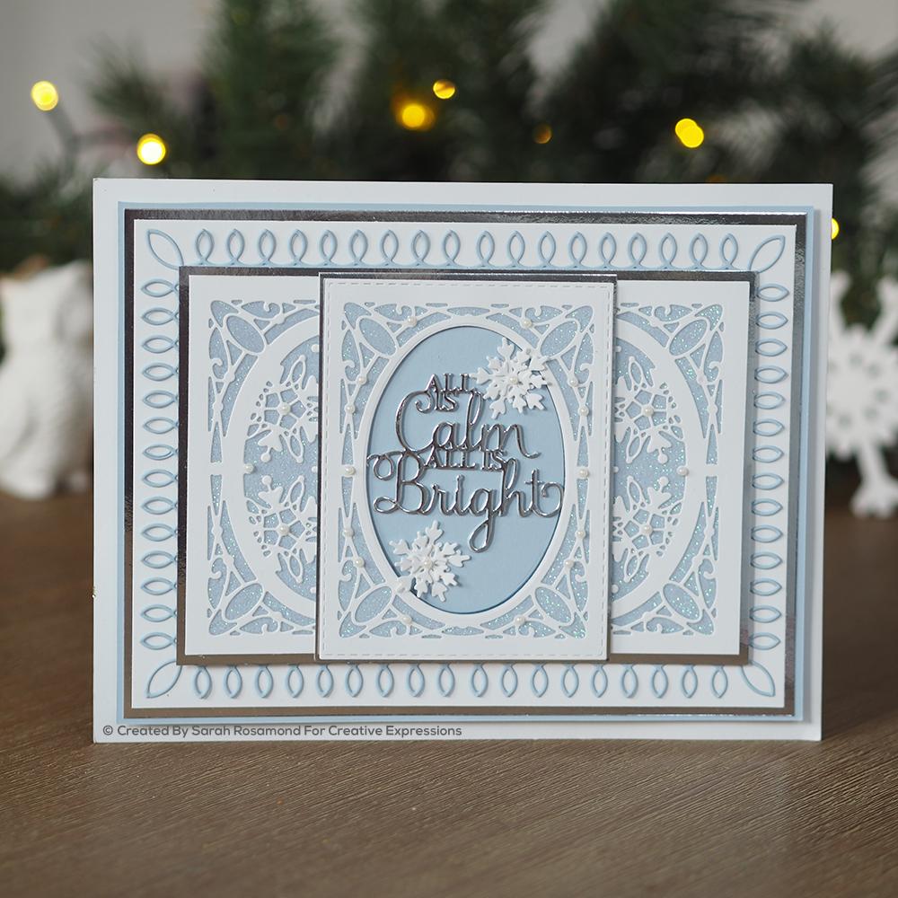 Dies by Sue Wilson Festive Deco Snowflake Background-3
