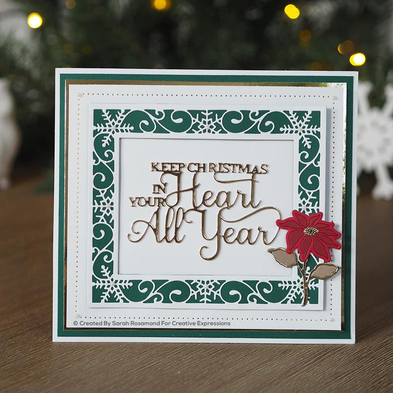 Dies by Sue Wilson Festive Poinsettia Stem-8