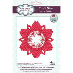 Creative Expressions Sue Wilson Festive Crystal Kaleidoscope Craft Die-1