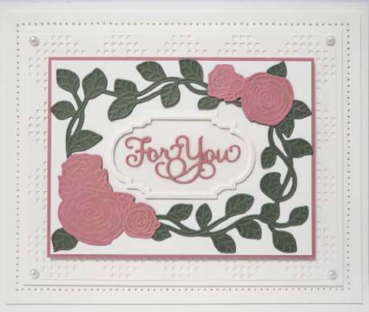 Frames and Tags Collection Summer Rose Die-3