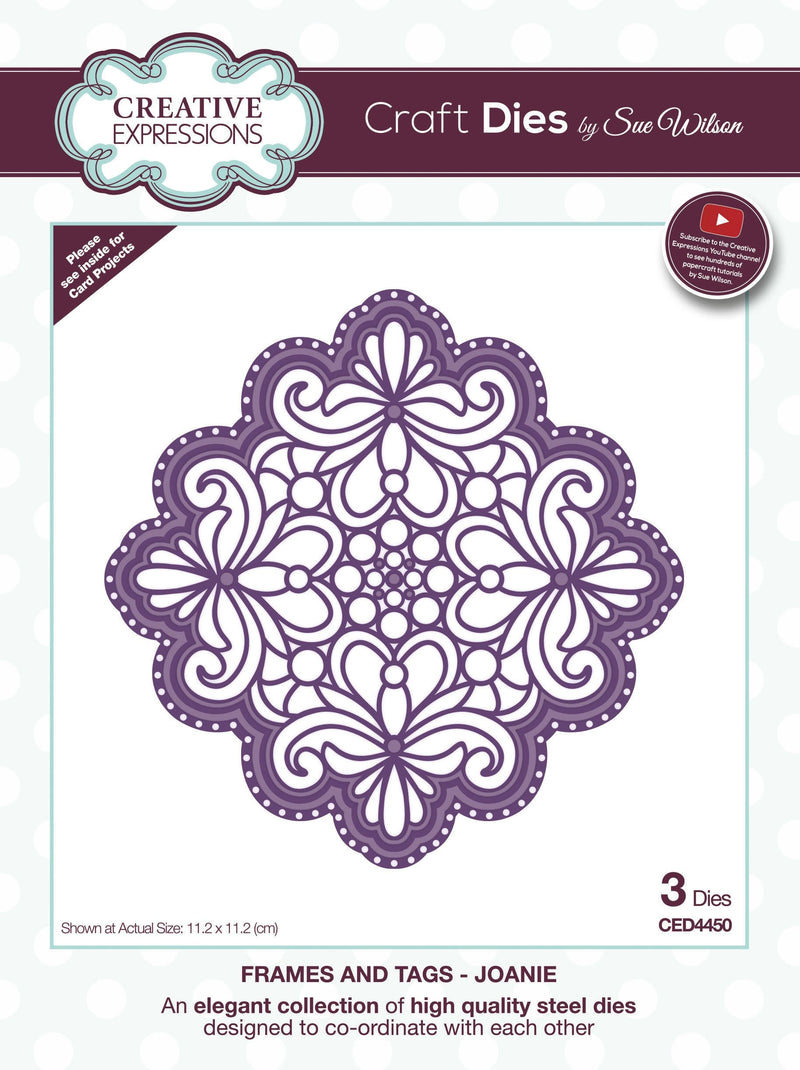 Dies by Sue Wilson Frames and Tags Joanie-1