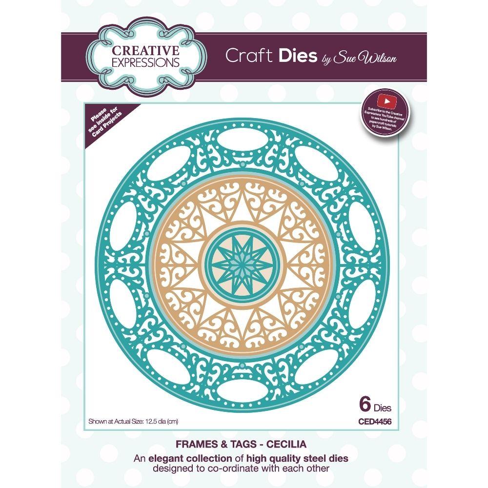 Sue Wilson Frames & Tags Cecilia Craft Die-1