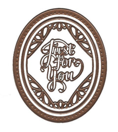 Sue Wilson Dies - Expressions Collection - Ornate Oval - Just for You-2