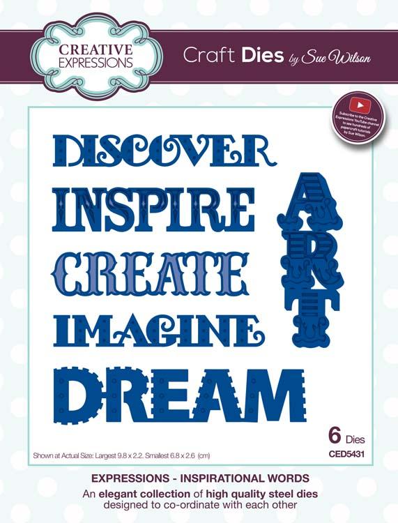 Expressions Collection Inspirational Words Die-1