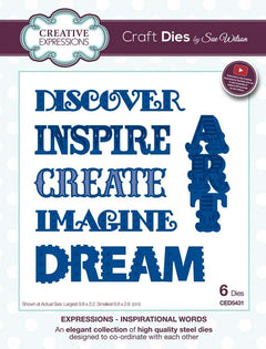 Expressions Collection Inspirational Words Die-1