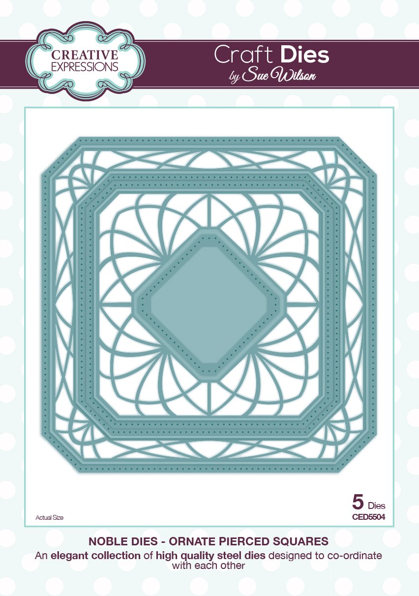 Noble Ornate Pierced Squares Die-1
